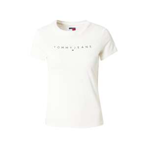 Tommy Jeans Curve Tričko  námornícka modrá / biela
