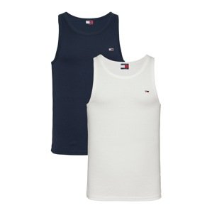 Tommy Jeans Tričko  námornícka modrá / biela