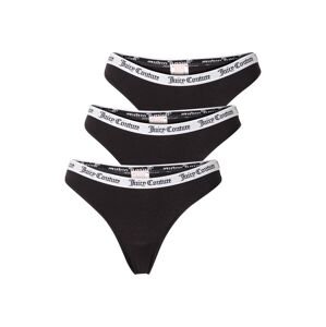 Juicy Couture Tangá 'Dana'  čierna / biela