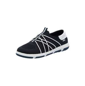 Rieker Slip-on obuv  námornícka modrá / biela