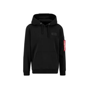 ALPHA INDUSTRIES Sveter  červená / čierna / biela