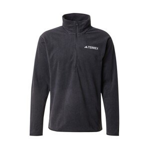 ADIDAS TERREX Športový sveter 'Ess'  čierna / biela