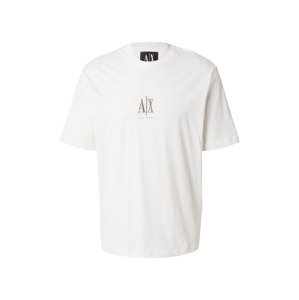 ARMANI EXCHANGE Tričko  tmavošedá / šedobiela