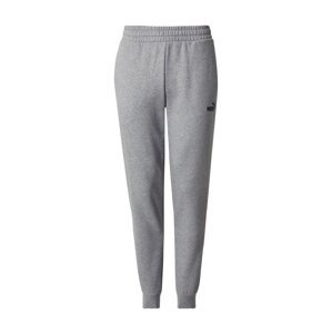 PUMA Športové nohavice 'ESS No. 1'  sivá melírovaná / čierna