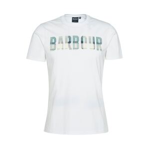 Barbour Tričko 'Thurford'  námornícka modrá / pastelovo žltá / pastelovo zelená / biela