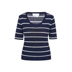 usha BLUE LABEL Sveter  námornícka modrá / biela