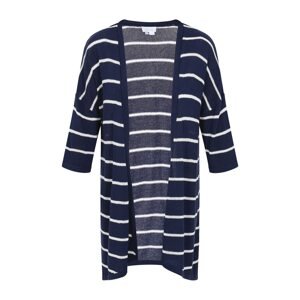 usha BLUE LABEL Kardigán  námornícka modrá / biela