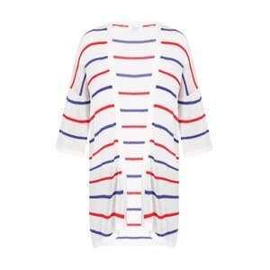 usha BLUE LABEL Kardigán  enciánová / červená / biela