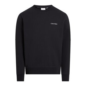 Calvin Klein Big & Tall Mikina  čierna / biela