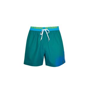 wavebreaker Plavecké šortky  azúrová / jablková / tmavozelená