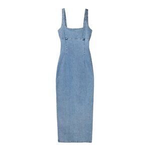 Bershka Šaty  modrá denim