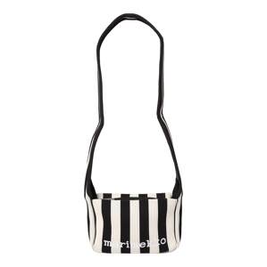 Marimekko Taška cez rameno  čierna / biela