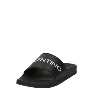 Valentino Shoes Šľapky  čierna / biela