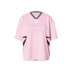 ADIDAS SPORTSWEAR Funkčné tričko 'TIRO Q1'  ružová / čierna / biela