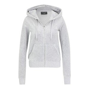 Juicy Couture Tall Tepláková bunda 'ROBERTSON'  svetlosivá