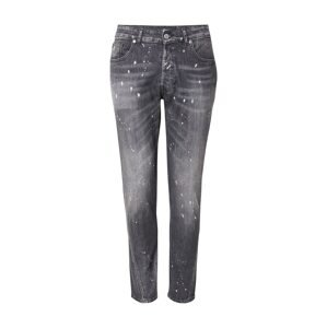 John Richmond Džínsy  čierny denim