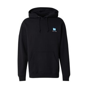 HUF Mikina 'Desktop'  svetlomodrá / čierna / biela