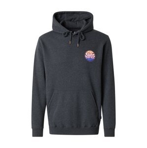 RIP CURL Športová mikina  modrá / marhuľová / rosé / čierna melírovaná