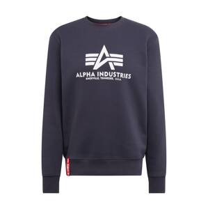 ALPHA INDUSTRIES Mikina  námornícka modrá / červená / biela