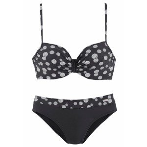 LASCANA Bikiny  námornícka modrá / biela