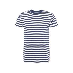 MADS NORGAARD COPENHAGEN Tričko  tmavomodrá / biela