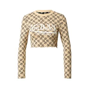 Von Dutch Originals Tričko 'Baker'  béžová / čierna / biela