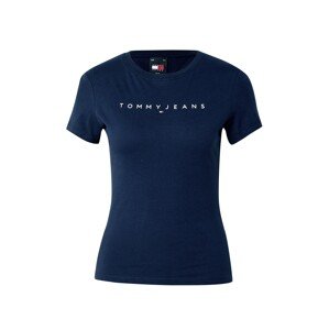 Tommy Jeans Curve Tričko  námornícka modrá / karmínovo červená / biela