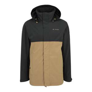 VAUDE Outdoorová bunda 'Rosemoor'  svetlohnedá / čierna