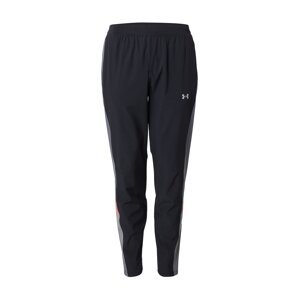 UNDER ARMOUR Športové nohavice 'Velociti'  sivá / ružová / čierna