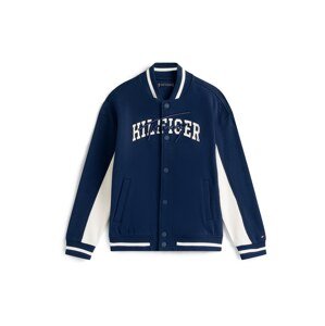 TOMMY HILFIGER Prechodná bunda  modrá / biela