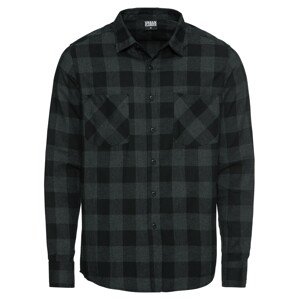 Urban Classics Košeľa  antracitová / čierna