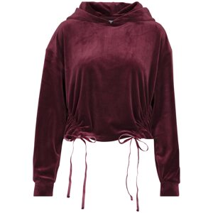 Urban Classics Mikina  vínovo červená