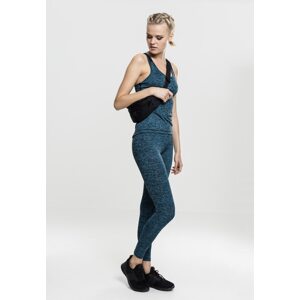 Urban Classics Top  tyrkysová / čierna