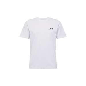 ALPHA INDUSTRIES Tričko  čierna / biela
