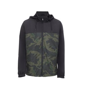 TUFFSKULL Prechodná bunda  olivová / jedľová / čierna