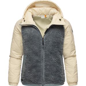 Ragwear Funkčná flisová bunda 'Leeloo'  krémová / tmavosivá