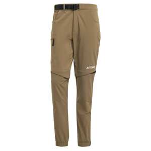 ADIDAS TERREX Outdoorové nohavice 'Utilitas'  olivová / biela