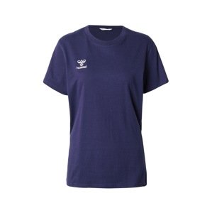 Hummel Funkčné tričko 'Go 2.0'  námornícka modrá / biela