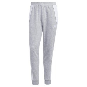 ADIDAS PERFORMANCE Športové nohavice 'Tiro 24'  sivá melírovaná / biela