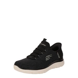 SKECHERS Slip-on obuv 'Summits - Key Pace'  čierna / biela