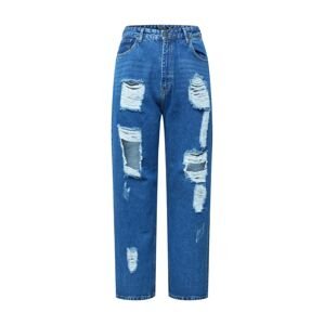 Nasty Gal Plus Džínsy  modrá denim