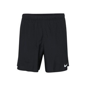 NIKE Športové nohavice 'Challenger'  čierna / biela