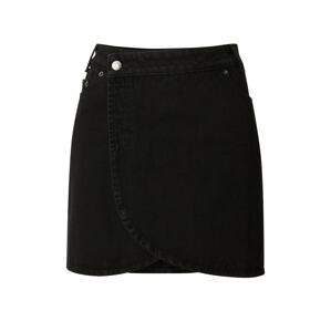 OUT OF ORBIT Sukňa 'Nova'  čierny denim