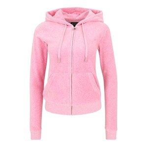 Juicy Couture Tall Tepláková bunda 'ROBERTSON'  s ružovými fľakmi