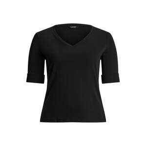 Lauren Ralph Lauren Plus Tričko 'JUDY'  čierna