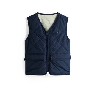 TOMMY HILFIGER Vesta  slonová kosť / námornícka modrá