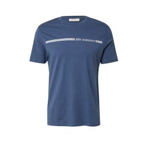 Ben Sherman Tričko  námornícka modrá / oranžová / biela