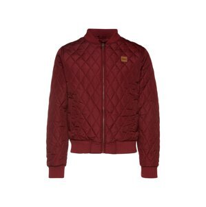 Urban Classics Prechodná bunda 'Diamond Quilt'  burgundská