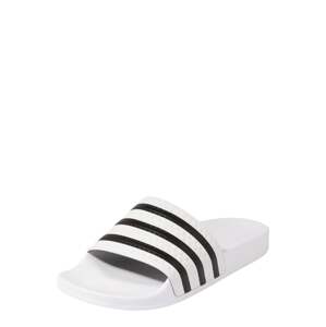ADIDAS ORIGINALS Šľapky 'Adilette'  čierna / biela