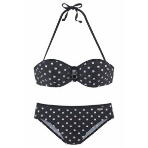 LASCANA Bikiny  čierna / biela